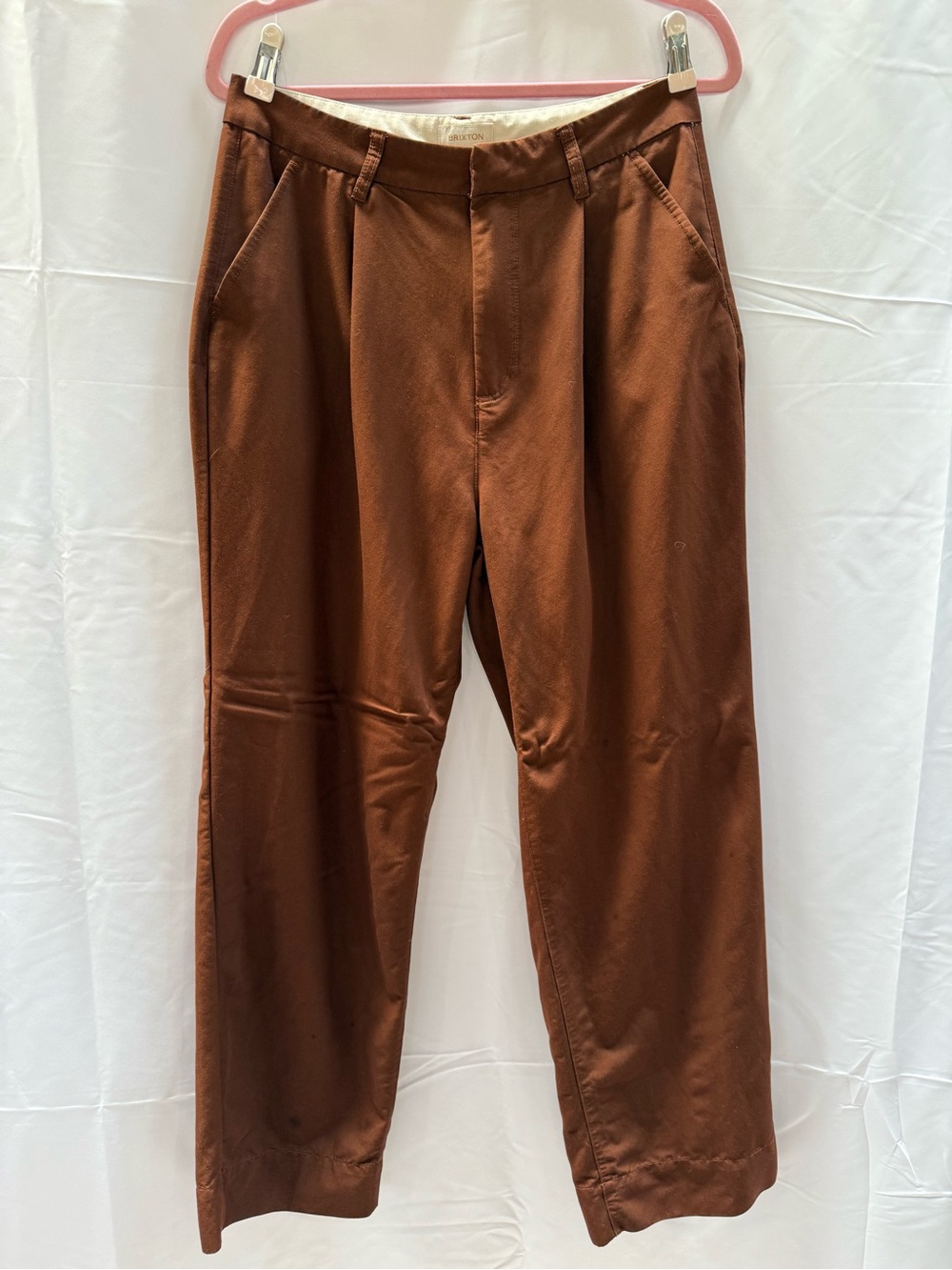 Brixton women’s Chinos in Warm Brown